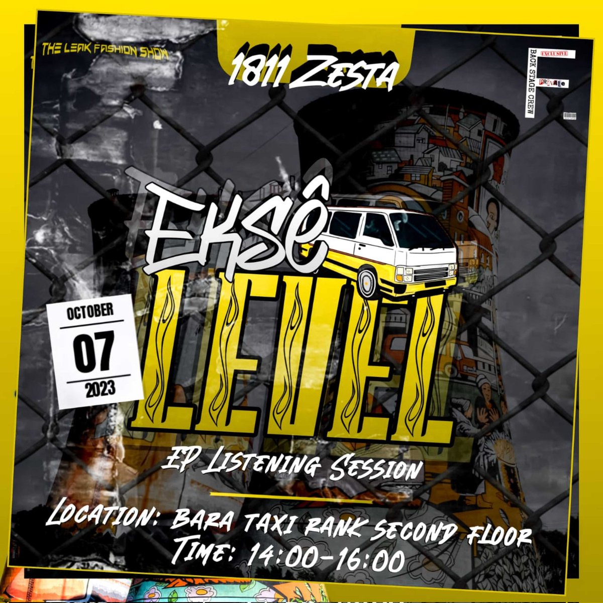 1811Zesta's tweet photo. If you around Soweto pull up ...halla for directions
#listeningsession #1811zesta #EkseLevel #hiphop https://t.co/YITZMVjYHB
