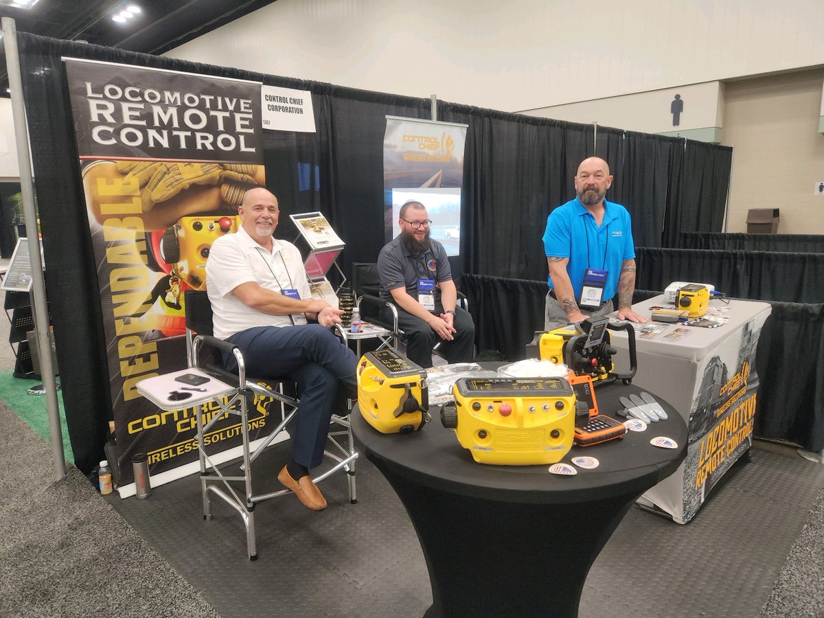 ControlChiefCo's tweet photo. If you're here at Railway Interchange, make sure to stop at booth 1307!
#RailwayInterchange2023 #ControlChief https://t.co/gtb148ZuzB
