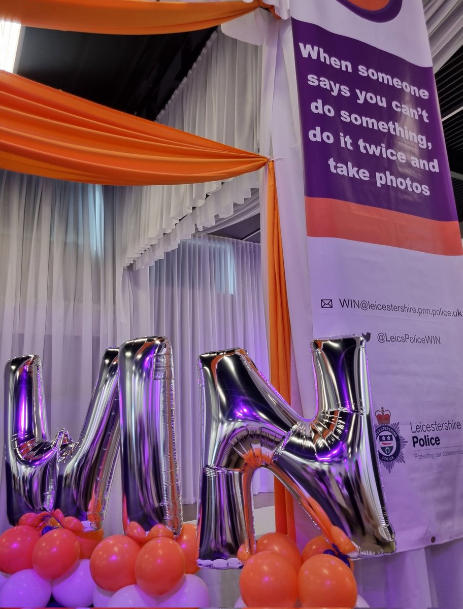 "When someone says you can't do something, do it twice and take photos" 

This conference couldn't have come at a better time for me. So many AMAZING women in one place &amp; inspirational speakers including <a href="/MehmoodaDuke/">Mehmooda Duke</a> and <a href="/Dany_Cotton/">Dany Cotton 🇺🇦</a> 

Great event by @LeicsPoliceWIN 😊