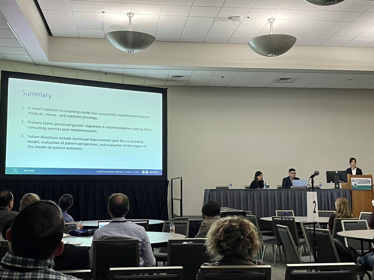 I recently experienced conflicting answers from consults to different teams. Such situation may cause confusions for treating patients. I love to hear how others are giving efforts to solve this. #ASTRO23 <a href="/LisaNiMD/">Lisa Ni</a>