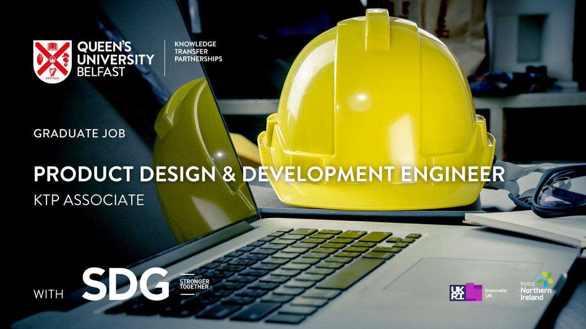 KTP at Queen's (@qubktp) on Twitter photo Exciting #jobopportunity
We're seeking a graduate engineer to join <a href="/SDG_Armagh/">SDG</a> on a highly innovate project with leading academics from <a href="/QUBMAE/">QUB - Mech & Aero</a> and <a href="/QUBNBE/">QUB - NatBuiltEnvir</a>
💰 £22k-£33k (plus a £11.6k training & travel budget)
⌛ Closes 27 Oct
Apply now bit.ly/sdg-ktp
#KTP #JobsNI Exciting #jobopportunity
We're seeking a graduate engineer to join <a href="/SDG_Armagh/">SDG</a> on a highly innovate project with leading academics from <a href="/QUBMAE/">QUB - Mech & Aero</a> and <a href="/QUBNBE/">QUB - NatBuiltEnvir</a>
💰 £22k-£33k (plus a £11.6k training & travel budget)
⌛ Closes 27 Oct
Apply now bit.ly/sdg-ktp
#KTP #JobsNI