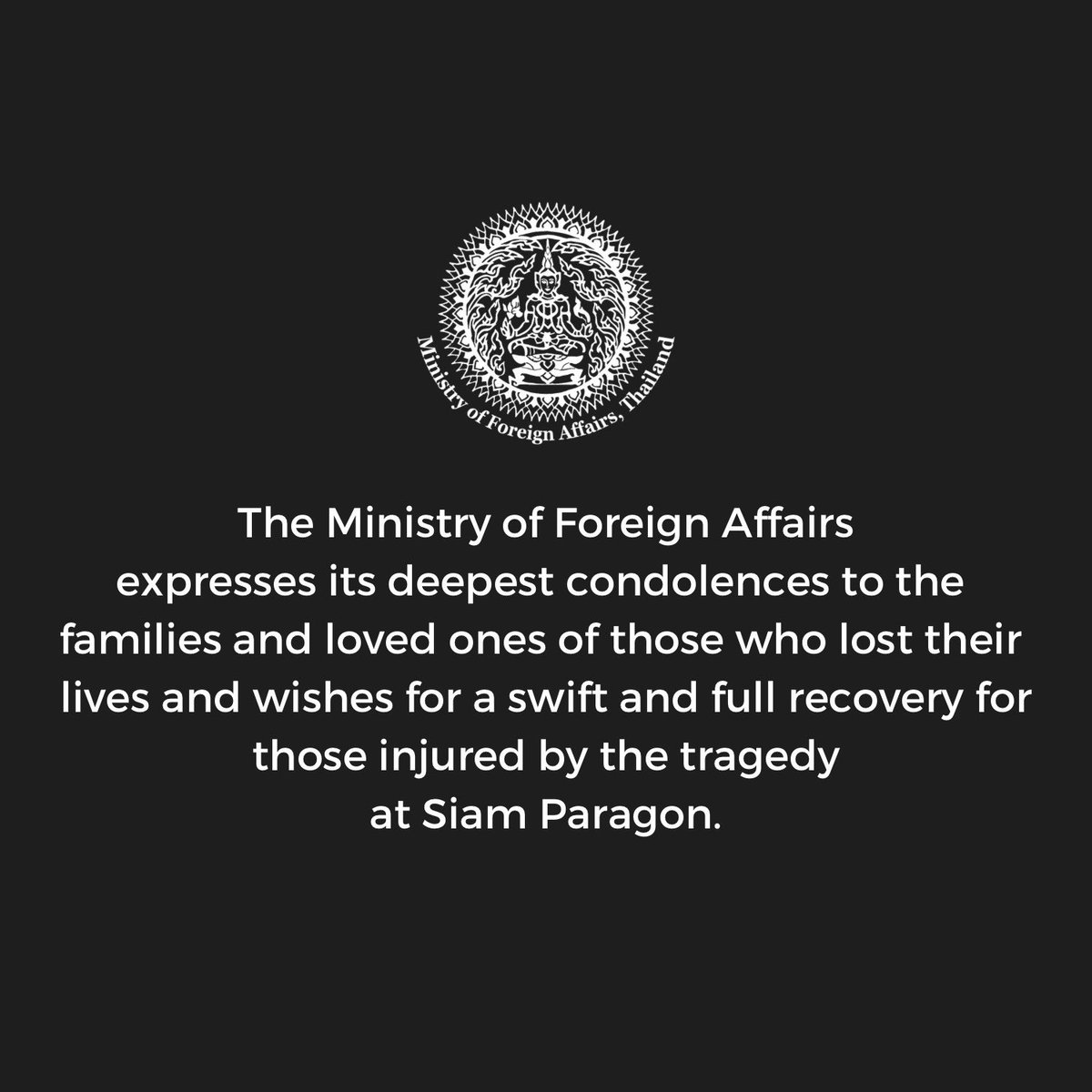 กระทรวงการต่างประเทศ | MFA of Thailand (@mfathai) on Twitter photo 