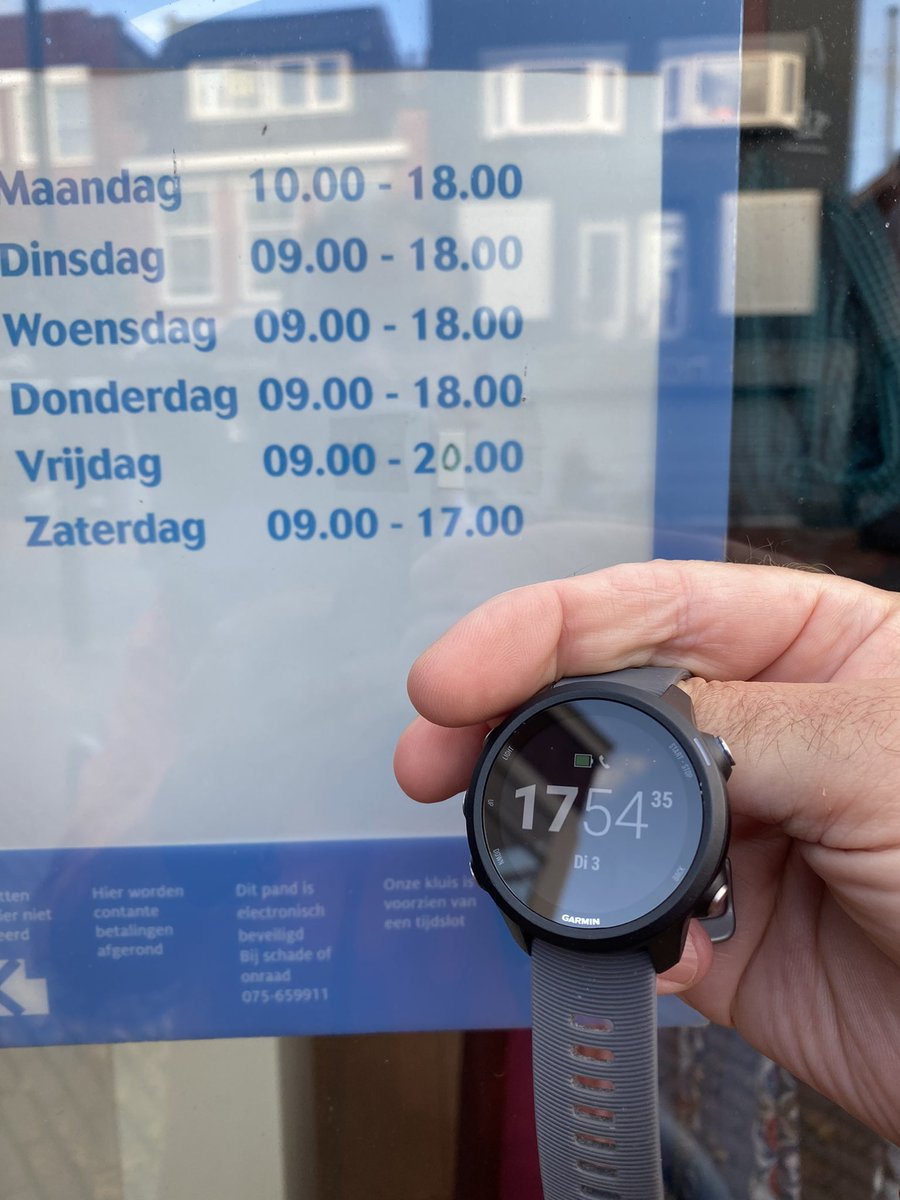 De ambtenaren van #Etos Haren zijn naar huis. Meerdere potentiële klanten teleurgesteld naar huis.