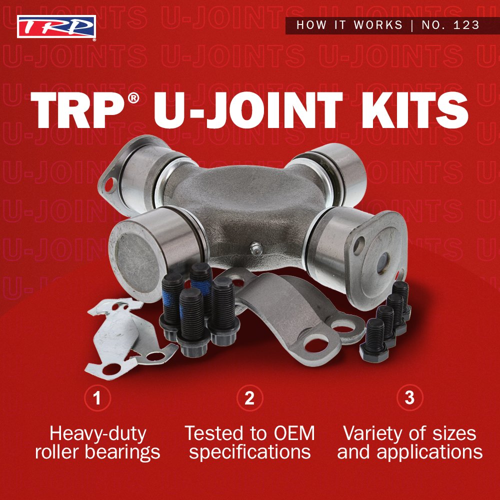 TRP® U-joint kits are designed and tested to deliver reliable performance. Our U-joints are engineered for long life and durability. Find yours at TRPParts.com.
#TRPParts #Trucking #TruckParts