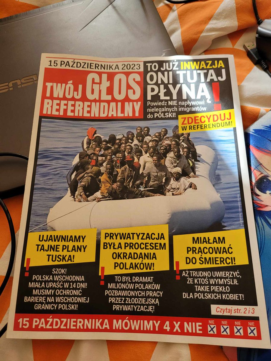 Takie coś znalazłam dzisiaj w skrzynce na listy. Mam więc pytania.
1. Za czyje pieniądze ten chłam został wydany?
2. Do jakiego pokroju ludzi jest to czytadełko skierowane?