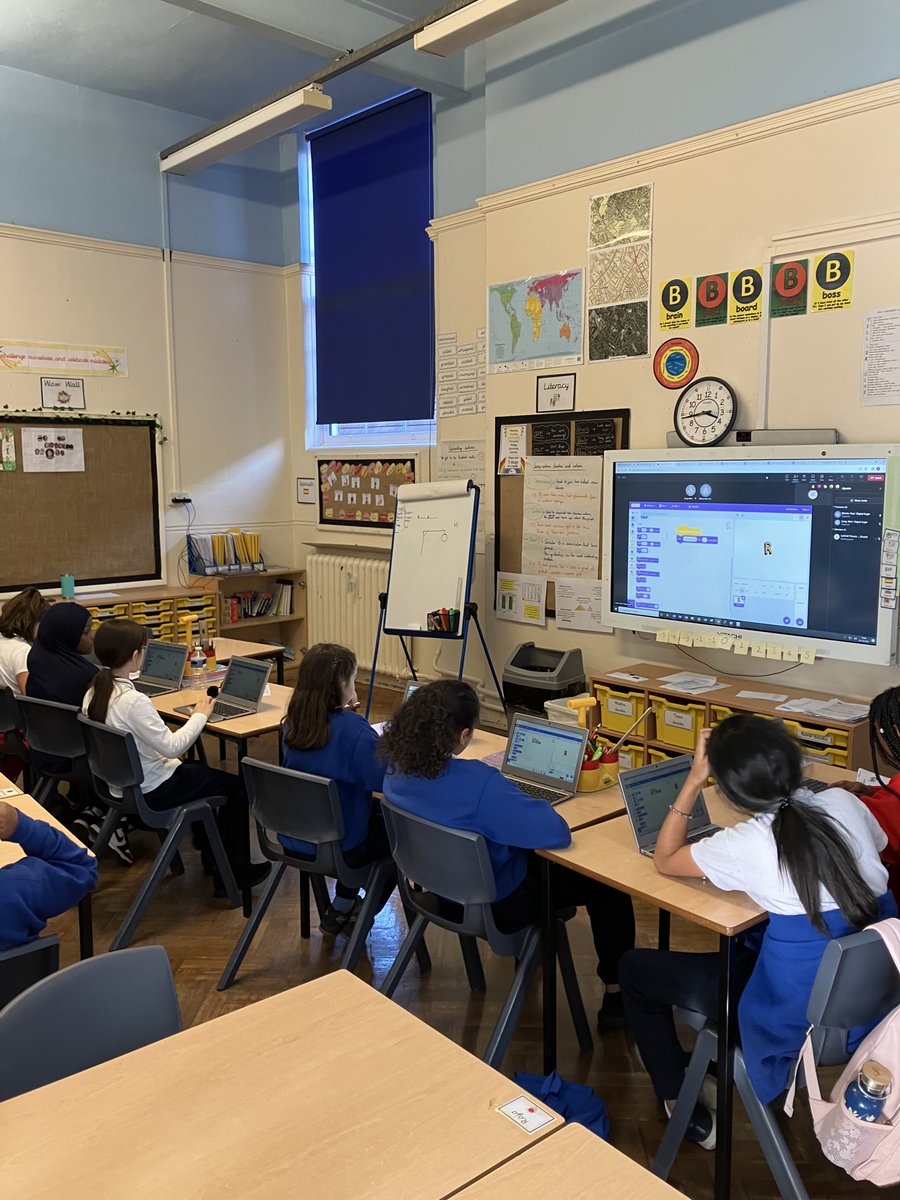 LarkHallPrimary's tweet photo. First #barclayscodeplayground coding after school club today for some of our Year 6s. They created their own rock, paper, scissors game. #lhstu #lhcomputing #lhwestminster https://t.co/aOTj42JknB