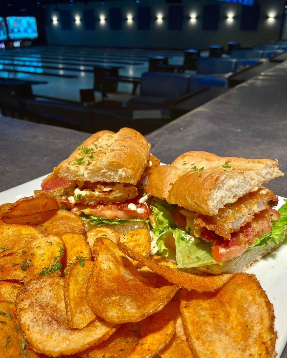 Today’s Special: Shrimp BLT

Bacon, lettuce, tomato, fried shrimp and chipotle mayo on a toasted hoagie served with black and bleu seasoned chips and choice of soft drink for $12.99.