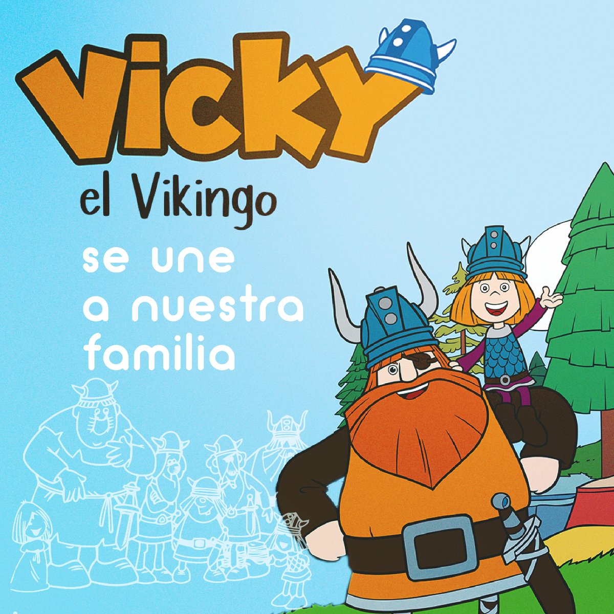 FamiplayTV's tweet photo. ¡Tenemos un NOTICIÓN!

Vicky el vikingo se une a nuestra familia 🤩

¡Disfruta de sus más imaginativas soluciones para los múltiples problemas y desventuras que les suceden a los guerreros vikingos!

#Famiplay #cineconvalores #cineenfamilia #estreno https://t.co/o0U3FOs6bw