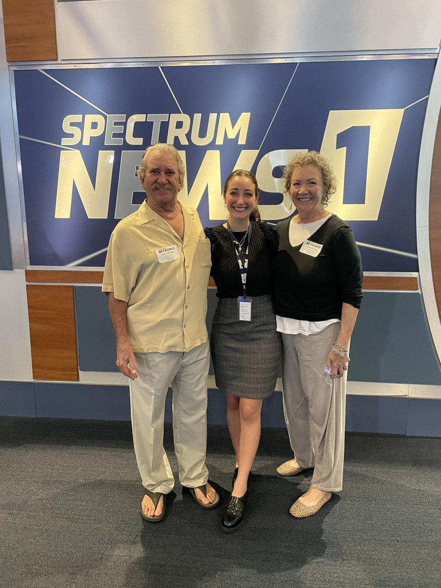 NarsonNews's tweet photo. A special day for me… Grandma and Grandpa visiting the newsroom in Charlotte! Loved introducing them to my  team and coworkers.  @SpecNews1CLT @SpecNews1MTN https://t.co/mPmoq2Iqii