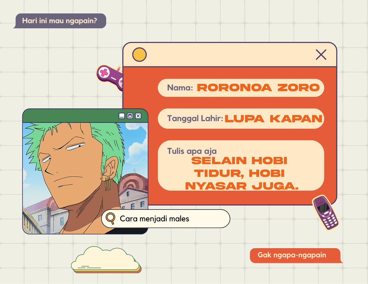 Zoro yang ntu. tweet media