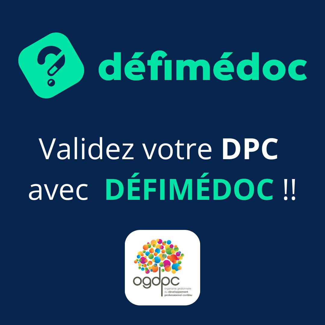 Vous aimez Défimédoc ? Vous souhaitez valider votre #DPC avec nous ? 
Deux solutions !
⬇︎⬇︎⬇︎⬇︎⬇︎⬇︎⬇︎⬇︎⬇︎⬇︎⬇︎⬇︎⬇︎⬇︎⬇︎