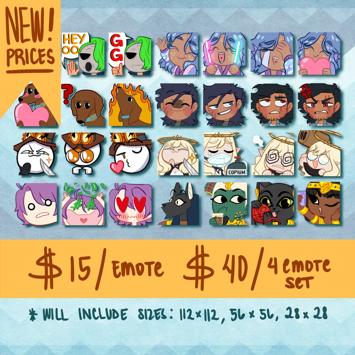 randomsam_'s tweet photo. new post ft. my updated prices (since aug.) !!  

once again, these are for my mom's breast cancer funds and also !! 

HALF BODIES ARE NOW AVAILABLE ($85) !! DM me for more info !!   

RTs and referrals are highly appreciated !! (kofi link in the replies) https://t.co/qPNAsxsyDc