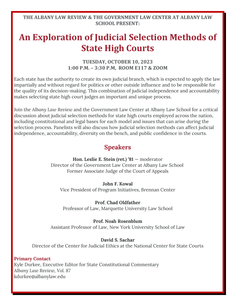 Albany Law Review tweet media