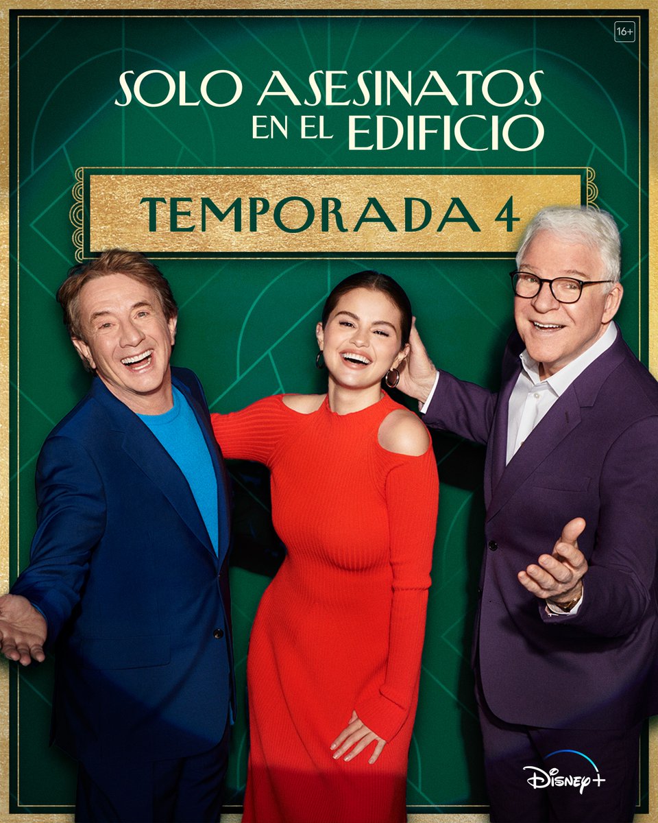 DisneyPlusES's tweet photo. ¡Confirmado! ¡#SoloAsesinatosEnElEdificio volverá para la cuarta temporada! Que siga la investigación en #DisneyPlus 🕵🏻‍♀️🎙️ https://t.co/zvODFTBYlJ