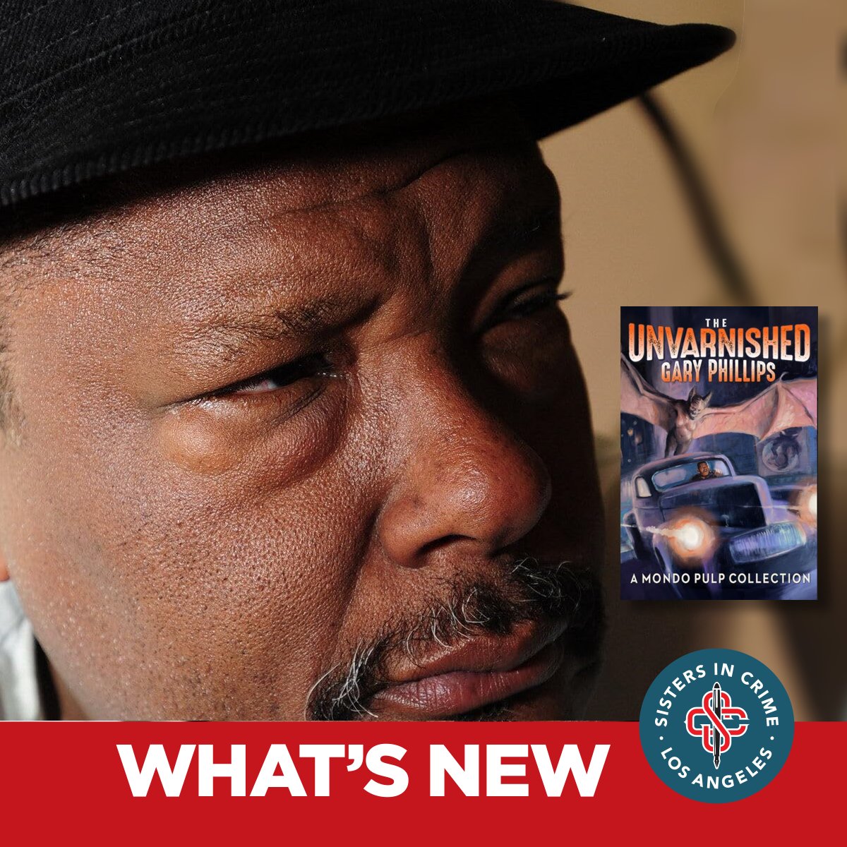 Gary Phillips will appear at @vromans bookstore on Tuesday October 24 at 7 pm to talk about his new book, UNVARNISHED GARY PHILLIPS: A MONDO PULP COLLECTION. a.co/d/gYw3mBZ