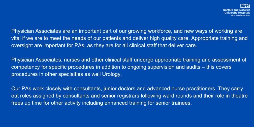 NNUH's tweet photo. @AnnonMedic36970 Hello, please see the attached statement https://t.co/ukIaapvz5w