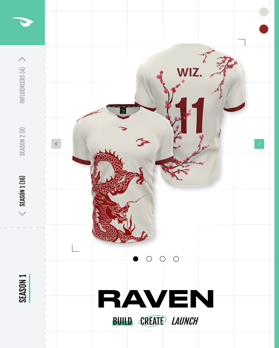 RavenGG's tweet image. 🚀 YOUR VOTE COUNTS! 🚀

Our finalists are in an epic showdown for September's 'Design of the Month' competition, and they need YOUR help to claim victory! 💫

Check out the four incredible jerseys below and vote for your winner! 👇