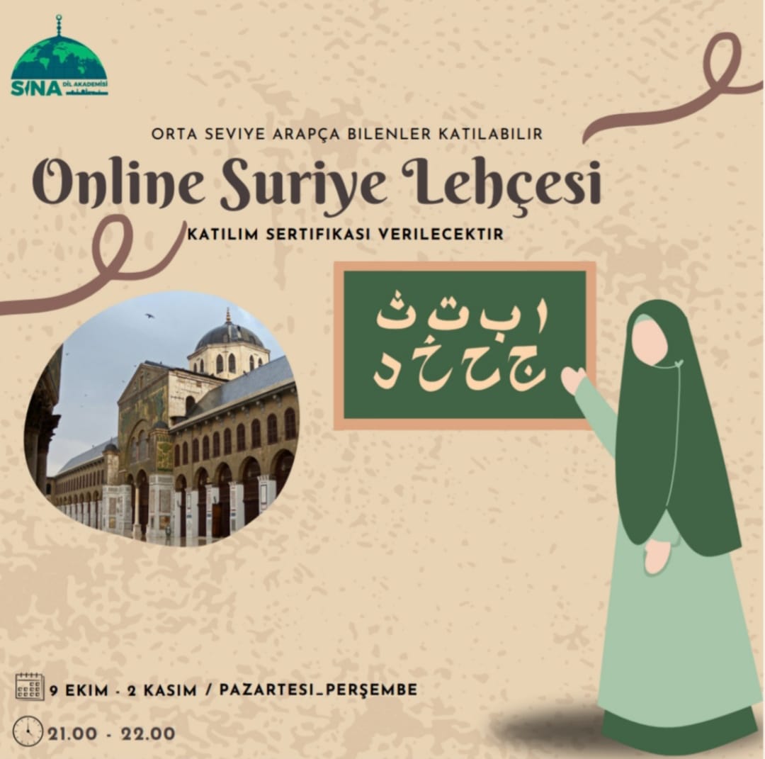 SinaDilaka's tweet photo. Arapça B1 seviyesinde iseniz lehçe derslerini kaçırmamanızı öneririz. İş ve iletişim için çok önemlidir lehçeler.
Online Suriye Lehçesi için formu doldurabilirsiniz.
https://t.co/BaG5tQABwT https://t.co/Q3krfpjEGe