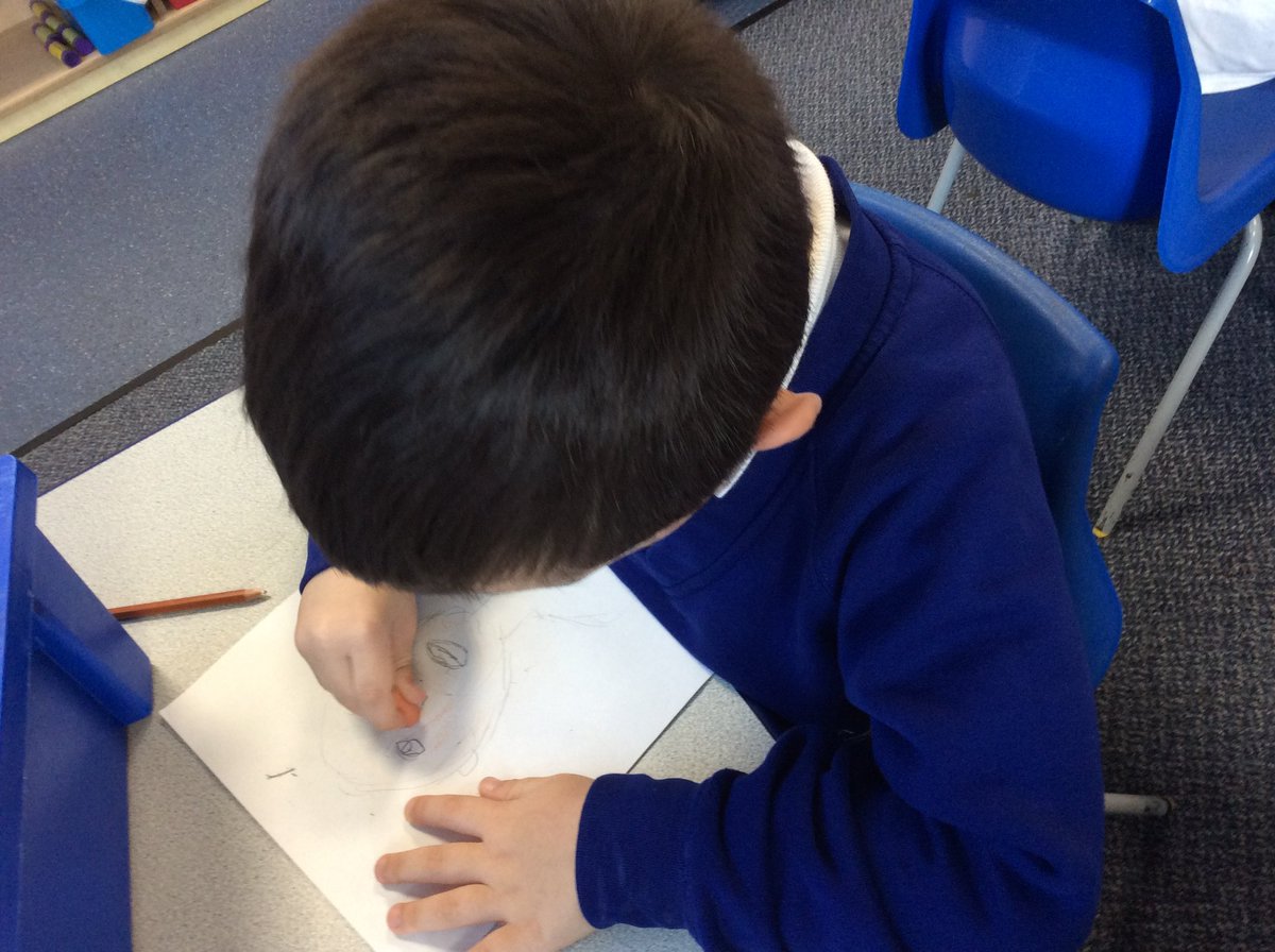 DeltaRowenaAc's tweet image. In Art, the children in Class 5 have had lots of fun with their self portrait pictures; using a variety of media, including paint and wax crayons to create the right skin tone; whilst applying their instructions from their written task. #Art #ExploringMedia #RowenaCurriculum