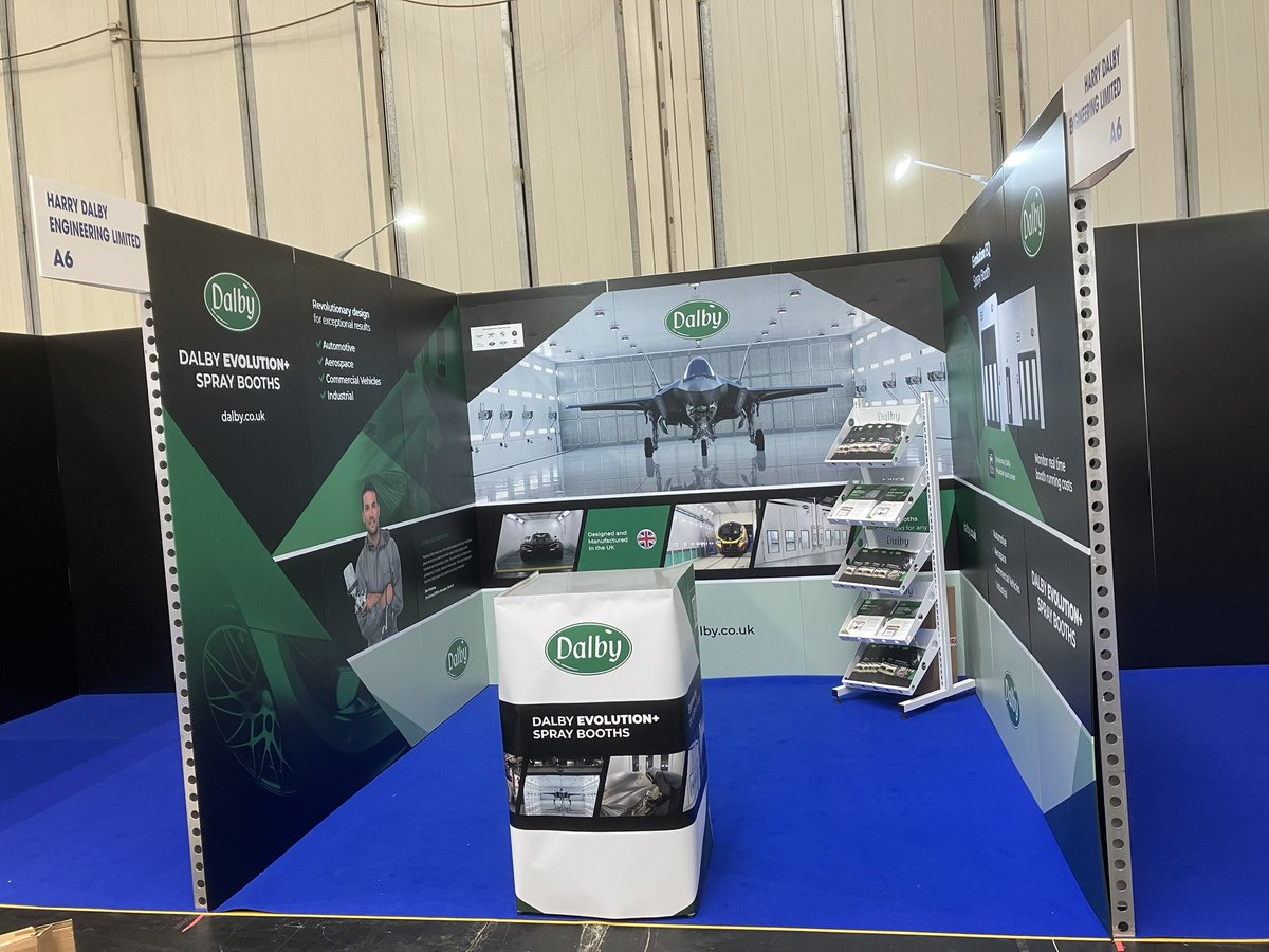 Looking forward to welcoming you onto our stand at Surface World tomorrow.  Be the first to get your hands on our brand new brochures and we have plenty of Dalby goodies to give away.  Doors open @ 9am.  NEC - Hall 11 - Stand A6

#dalby #spraybooths #surfaceworld