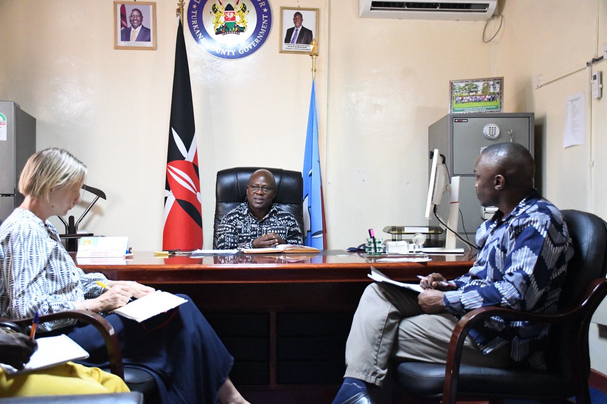 DrJohnErus's tweet photo. Strengthening #GenderEquality &amp; Social Protection! Honored to meet with @EmbassyofFin, @UN_Women, &amp; @NCCK_Kenya to discuss our county's progress on gender matters. We're committed to expanding social protection, empowering youth &amp; women entrepreneurs, and ensuring land rights. https://t.co/o62xEKcayn