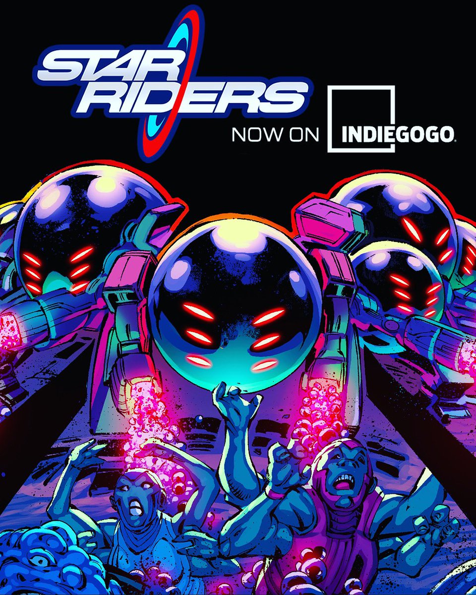 LAST WEEK!!!!! Star Riders would love your support. 🚀 #comics #newcomics #space #indiegogo @elonmusk @TonyBedard @ScottMcDaniel0 @RobhunterArt IGG.me/at/StarRiders