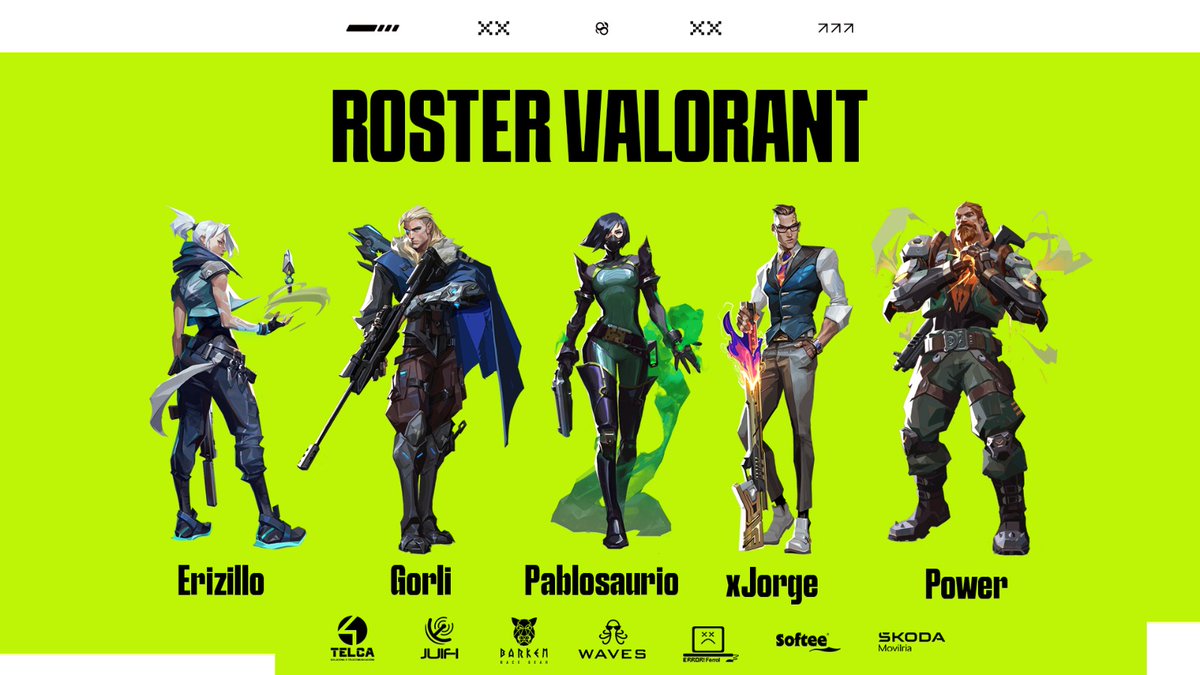 🔥 𝐏𝐑𝐄𝐒𝐄𝐍𝐓𝐀𝐂𝐈𝐎́𝐍 🔥

Hoy por fin podemos anunciar nuestro nuevo roster que estará representándonos en <a href="/SomosLaTormenta/">Circuito Tormenta</a> ✍🏻✍🏻

👨🏻‍🏫<a href="/jotakun/">JoTaKuN</a>
👨🏻‍🏫<a href="/zhon1k/">Zhon1k</a>
👨🏻‍🏫<a href="/APT_Dark/">𝒟𝒶𝓇𝓀</a>

👤<a href="/Gorlisupk/">Gorli</a> 
👤<a href="/pabloomm17/">Pablo🦖</a> 
👤@JorgeArtilesSa1 
👤<a href="/Erizillo1/">Erizillo</a> 
👤@FUCKINGMAST3R 

Bienvenidos 🖤💚

#goserpes