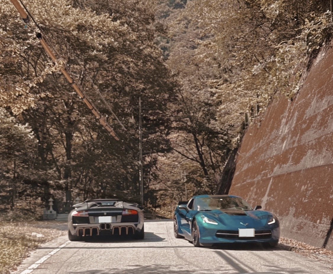 TOKYO0730's tweet photo. ツーリング無事終了。

たくさんの車と軽井沢方面
最高でした。

コルベット近々追加改造予定。。。 https://t.co/t6Wx4g5SEn
