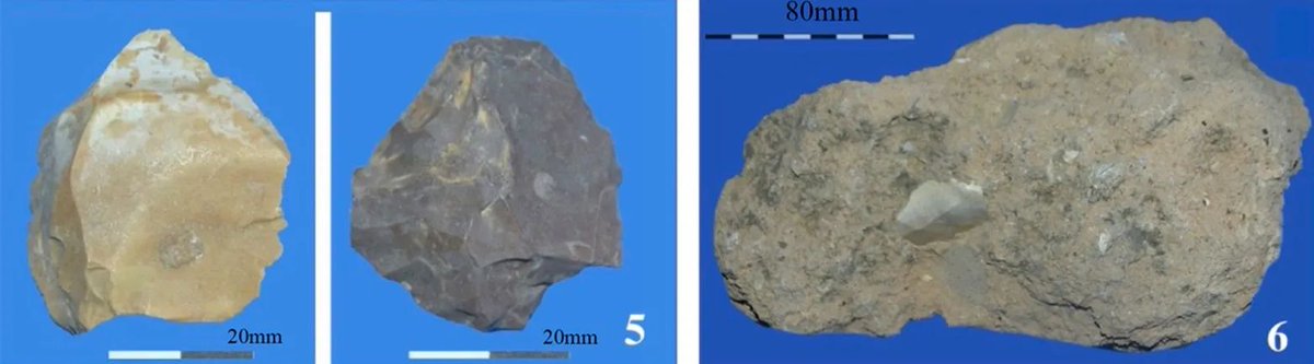 AntiquityJ's tweet image. #Palaeolithic stone tools from Şıkefta Elobrahimo Cave (modern Turkey) 

The large number of lithics found at the cave prove for the first time that the region was occupied by hominins, possibly as early as 300,000 years ago!

🆓 buff.ly/3PRZ94w