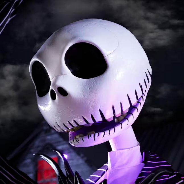 animatronicsotd's tweet photo. today's animatronic of the day is jack skellington from home depot! https://t.co/qACBpQDCtc
