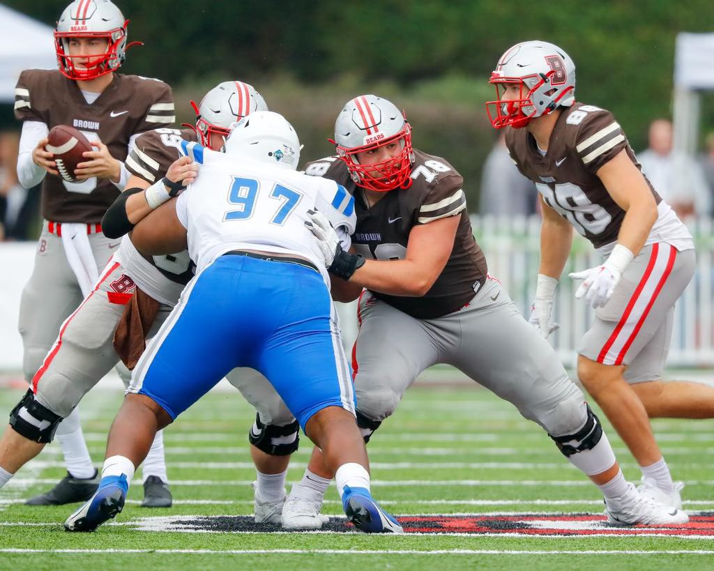 Big Fella vs. Brown in historic Brown Stadium, 2 tackles.