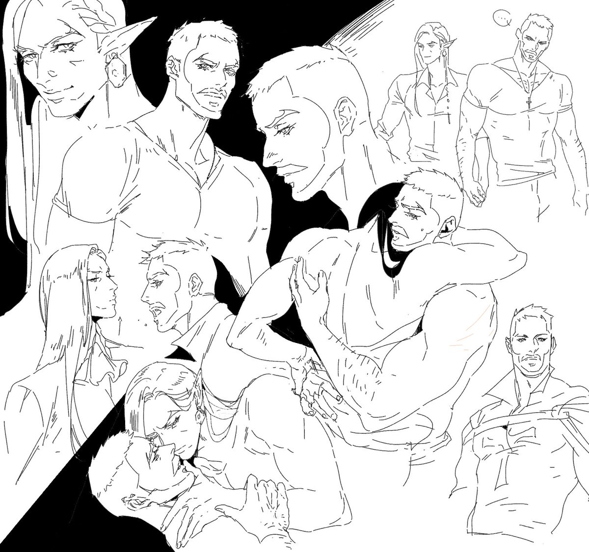 kakimari's tweet photo. #CastlevaniaNocturne is out so you know what that means

i can do fanart of some of my favorite guys https://t.co/bSIQ4QbT1q