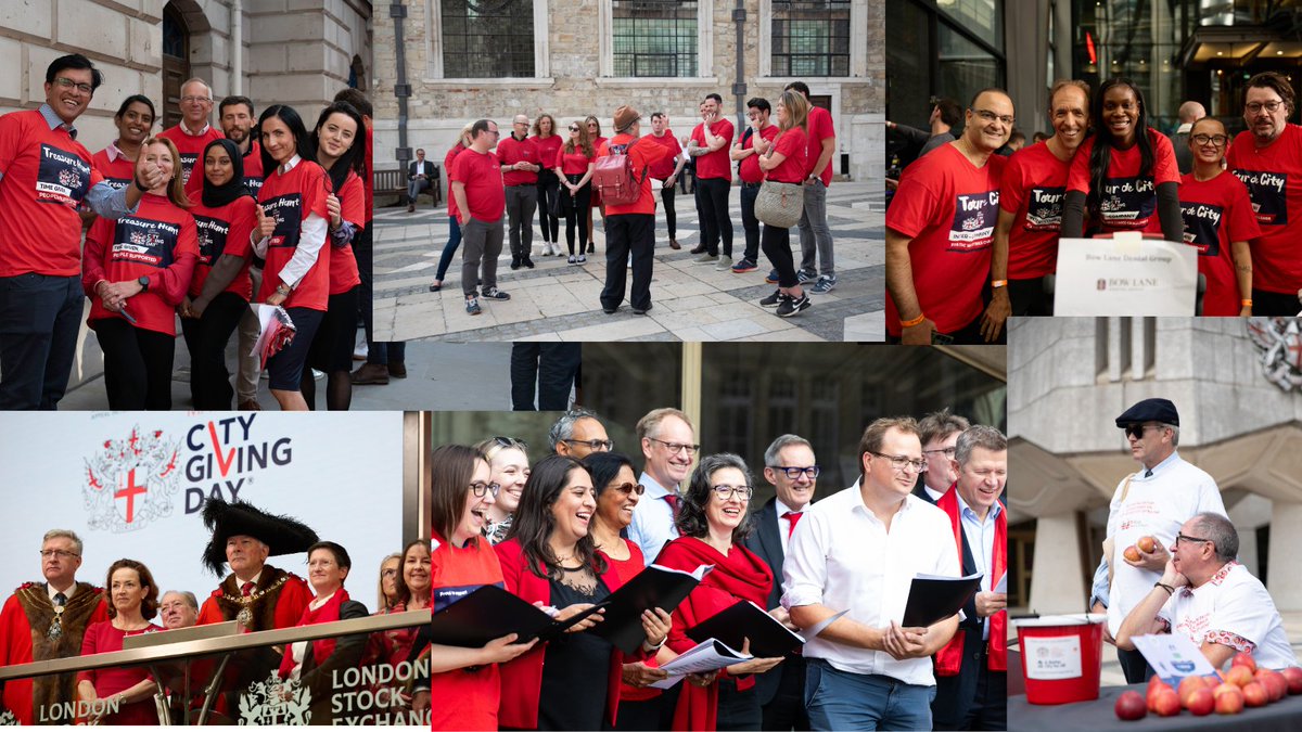 One week on we wanted to say a huge thank you to everyone who got involved in #CityGivingDay2023!
 
Our City Giving Day thank you reception is taking place on the 31st of October, so make sure to RSVP to cgd@thelordmayorsappeal.org if you would like to attend!