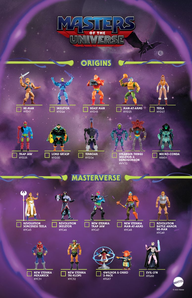 By the power of Grayskull, it's the Masters of the Universe Spring '24 Catalog! The pre-sale starts tomorrow at 9:00 AM PST. Which figure are you looking forward to the most? #MOTUesday