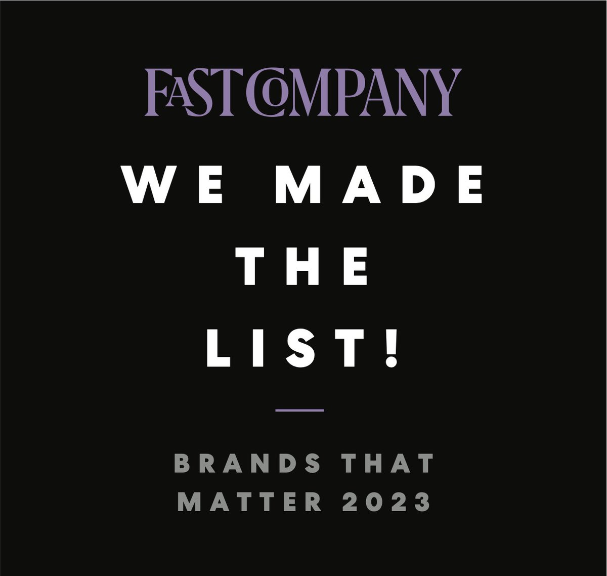 ADP is proud to be named to @FastCompany's Brands that Matter list, which recognizes brands that communicate and demonstrate brand purpose and give people compelling reasons to care about them.
 
For more on our nomination, visit: bit.ly/46AVDB0

#FCBrandAwards