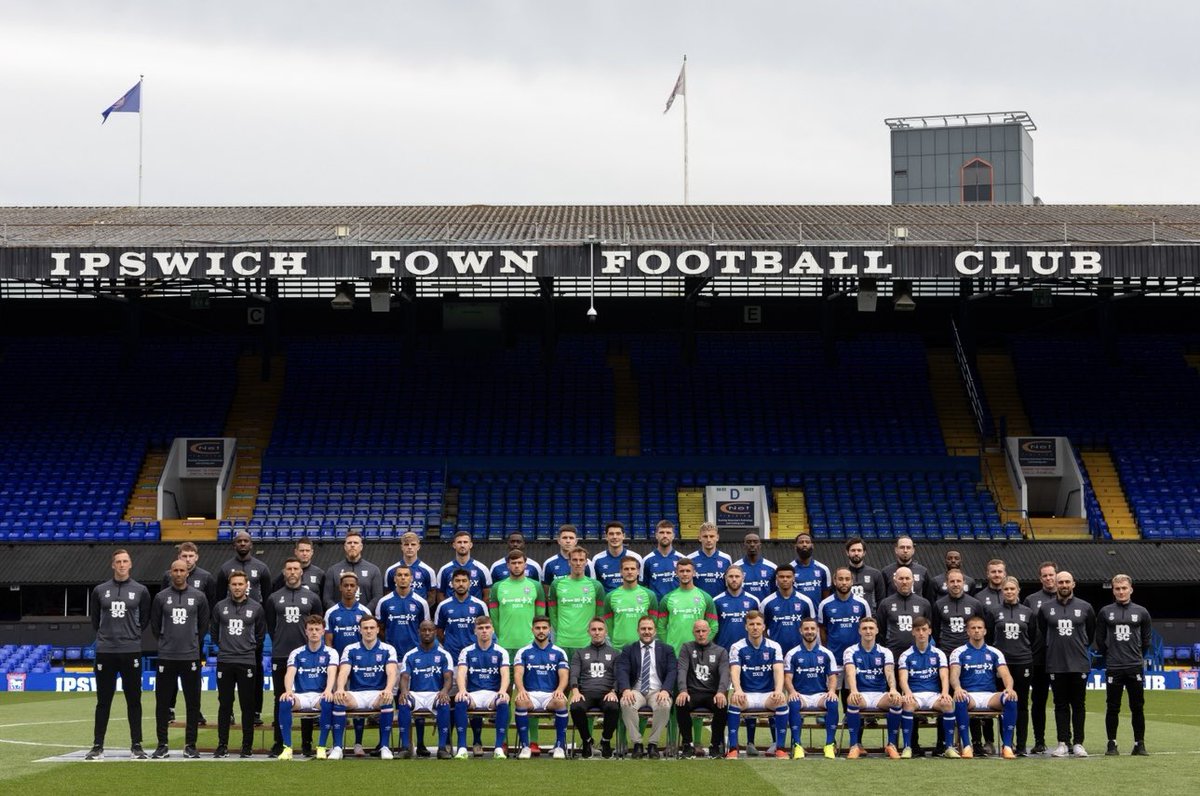 ollymagnus's tweet photo. Always a great pleasure to be invited to be part of the #itfc squad photo day.

Got the picture through today #excitedchild 

Big game tonight #coyb 💙🤍 https://t.co/xJYcZFHSqX