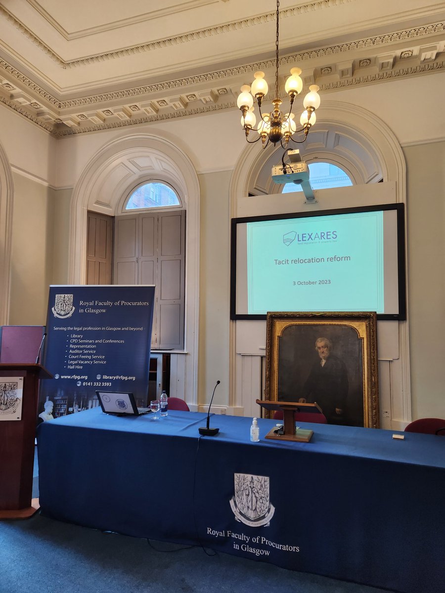 FrancesARooney's tweet image. All ready to go for Lexares CPD seminar tonight on tacit relocation in commercial leases @RFPG2.
More seminars throughout October - check out lexares.co.uk/cpd