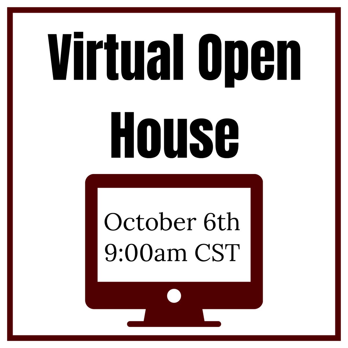 Want to learn more about Aggie ACHIEVE? Join us on Friday for a virtual open house! Sign up information can be found on our website! aggieachieve.tamu.edu/admissions/#op…