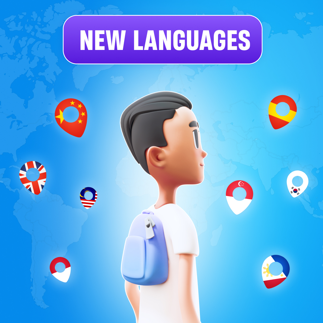 MetaTrace Quest is now available in 5 languages 🌏

Tracers, now you can enjoy the quest in English, Bahasa Indonesia, Español, 한국어, 中文 🌐🚀

To switch the language, tap the “globe” icon and join the journey 👉 m.metatrace.me/Quest

Which language you want to see next?👇