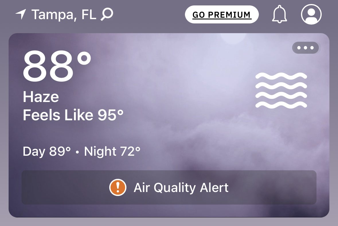 Kind of a weird, smoky  & hazy  afternoon #Tampa run 🏃‍♂️ 

#running #everydayrunner #smoky #whoop #saucony #cityrun