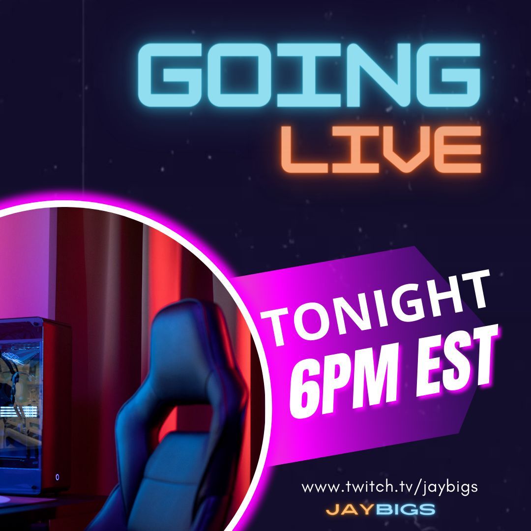 JayBigs_'s tweet image. LIVE on twitch.tv/jaybigs at 6pm EST!!
We're running CoD until 8pm so don't be afraid to hop on the steam &amp;amp; say hi in the chat! 
#twitchstreamer #callofduty #callofdutystream