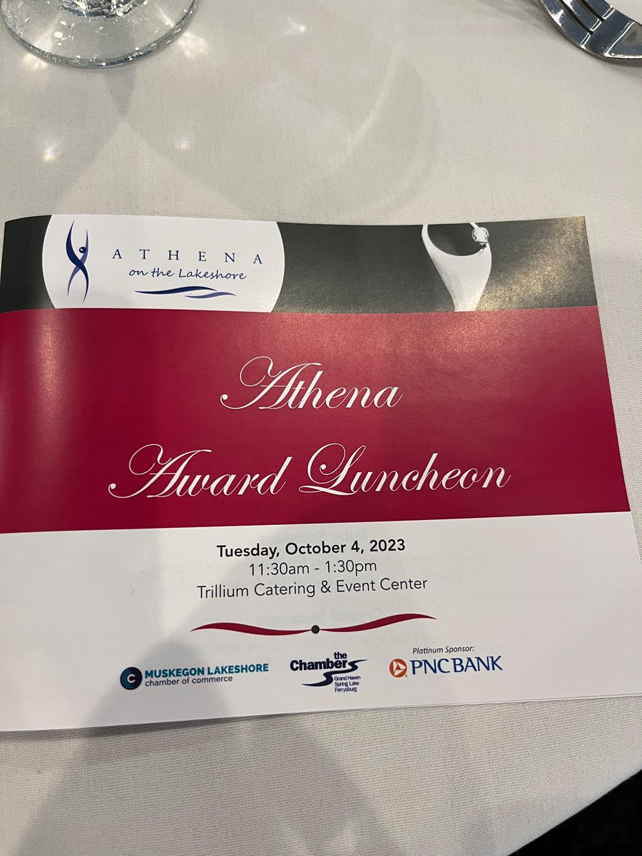 Was able to celebrate one of our great leaders @maisd today at the Athena Award Luncheon, recognizing outstanding women leaders in west Michigan. Karlie is one of the best and very deserving to be a finalist amongst this group. @MuskegonChamber @PositivelyMkg