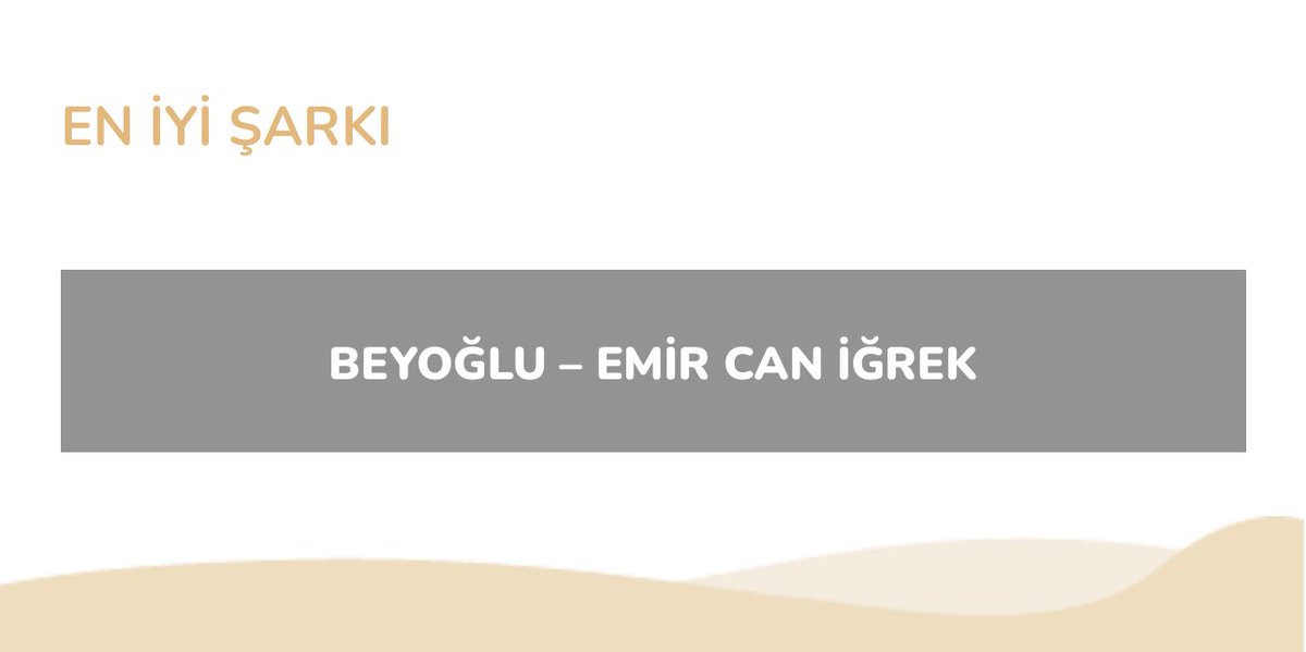 Pantene Altın Kelebek oylaması başladı!
Emir Can İğrek;
- En İyi Erkek Sanatçı
- En İyi Şarkı 
kategorilerinde aday. 
Oylarınızı kullanmayı unutmayın🌟
Link: pantenealtinkelebekodulleri.com/oy-ver

<a href="/emircanigrek/">Emir Can İğrek</a> #emircaniğrek
