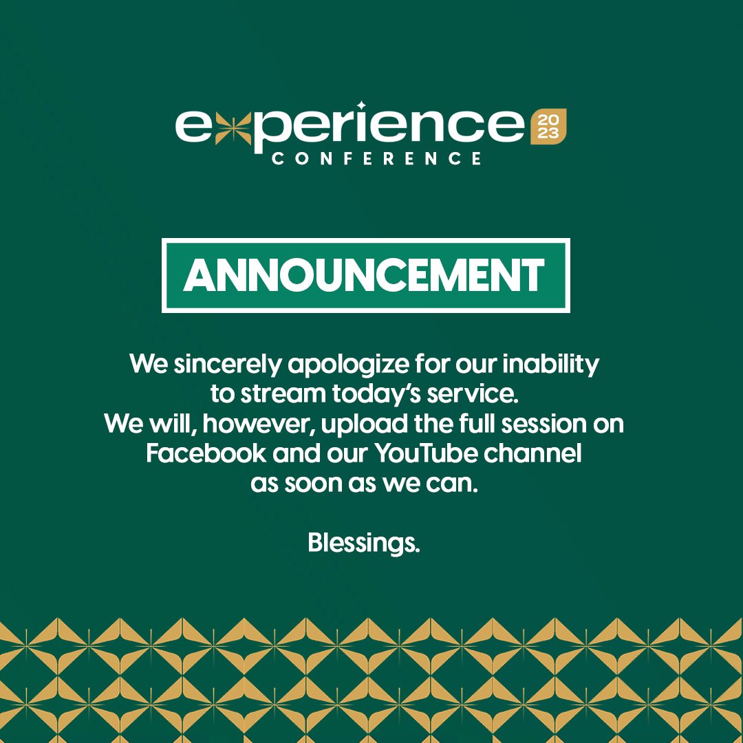 themakershouse's tweet image. We sincerely apologize for our inability to broadcast today’s session. We are working to ensure that you will be able to join us live online for Day 4. 
.
.
#TMHX2023 #TMHExperienceConference #WeAreTMH