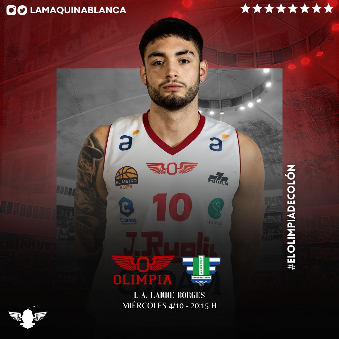 lamaquinablanca's tweet photo. 𝐌𝐚𝐧̃𝐚𝐧𝐚 𝐯𝐮𝐞𝐥𝐯𝐞 𝐚 𝐥𝐚 𝐜𝐚𝐧𝐜𝐡𝐚 𝐞𝐥 𝐆𝐥𝐨𝐫𝐢𝐨𝐬𝐨 

🎟️ Disponibles en @Tickantel

#ElOlimpiaDeColón🔴⚪ https://t.co/5IL5MmXxZN