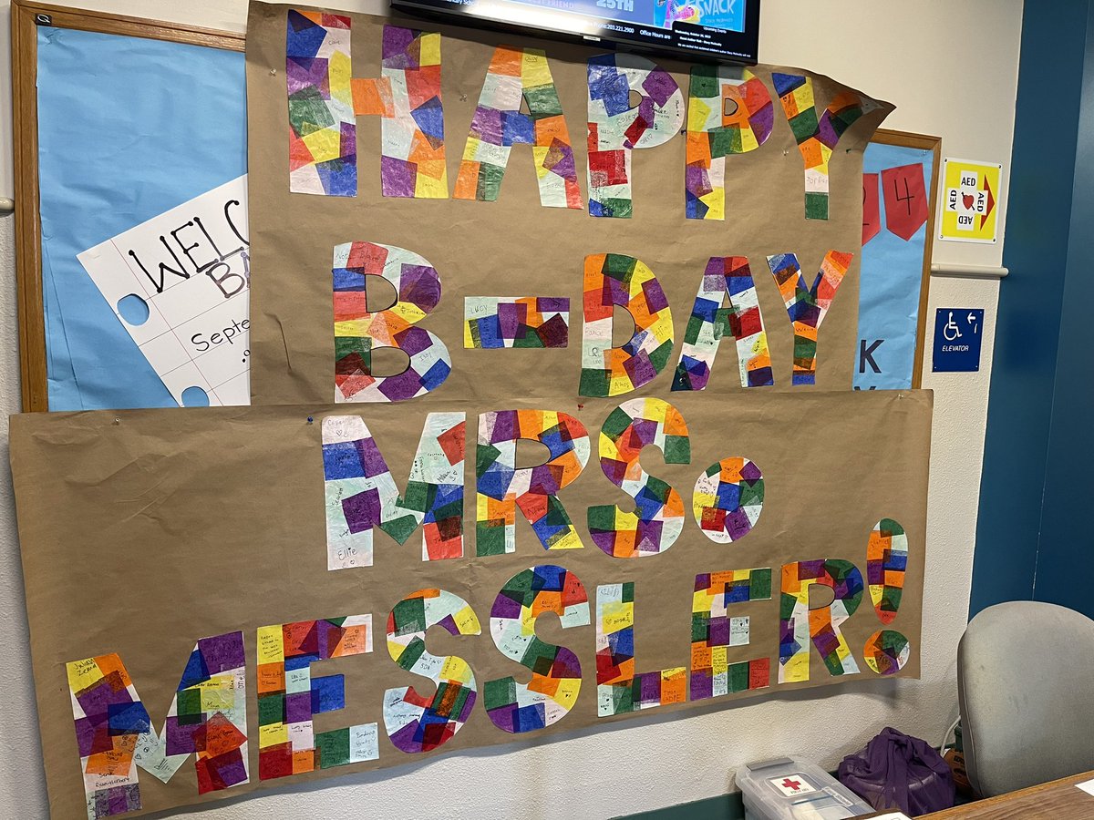 JCareyReads's tweet image. When forces combine, we can make amazing things happen…including a surprise town meeting in honor of the best principal @EDMessler ‘s bday. No party is complete without a dance party and a game show. We hope you know how loved you are! #seshasjoy