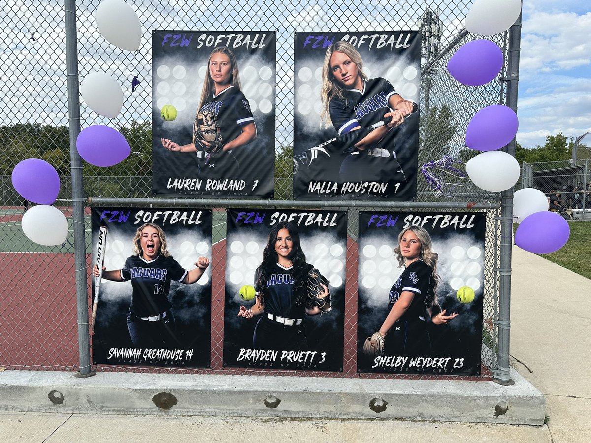 fzwactivities's tweet photo. Celebrating our Softball Seniors tonight. Thank you ladies for all that you have done on and off the field. 
#greatdaytobeajaguar https://t.co/EPkKG6SbyM