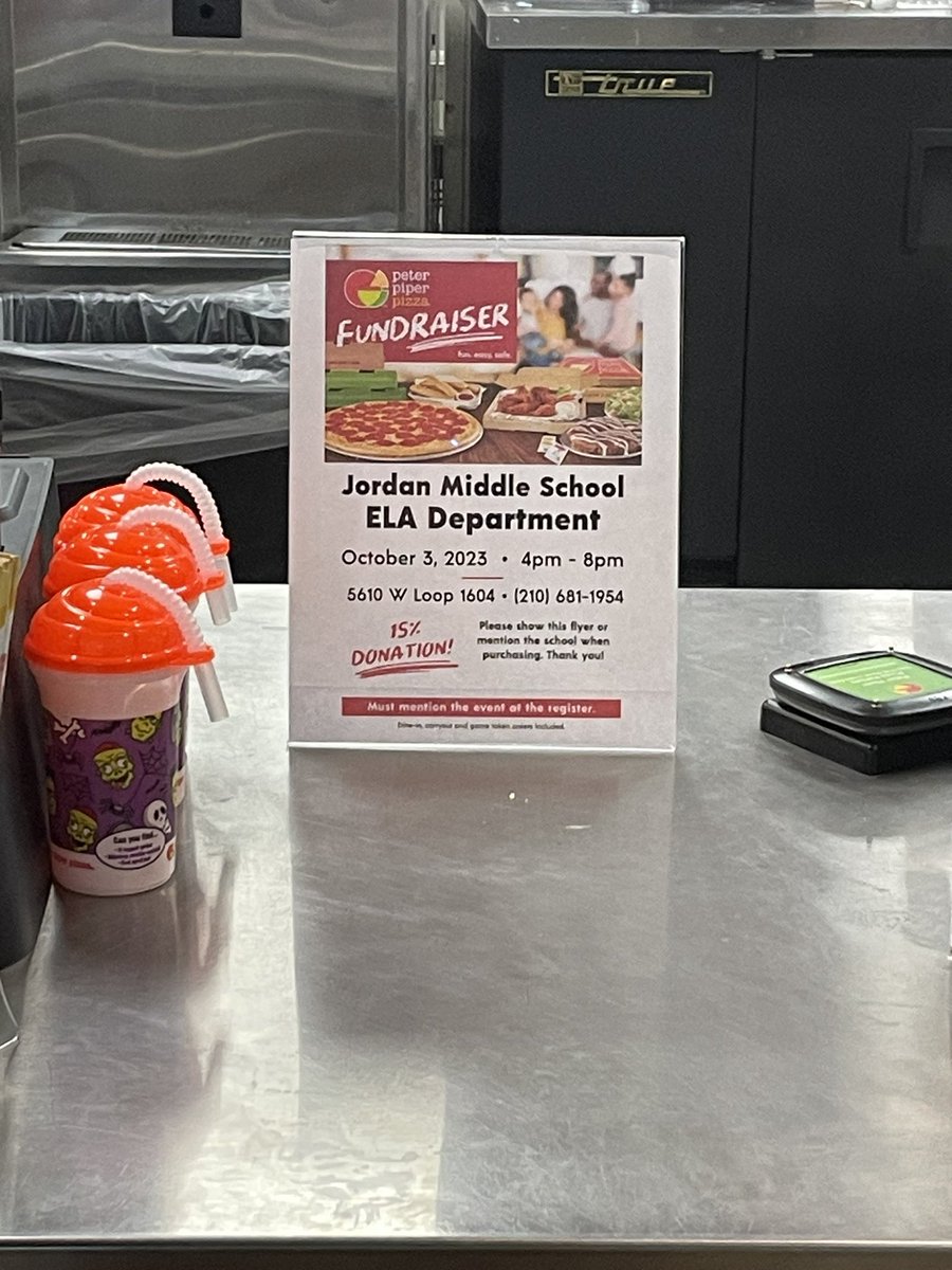 Don’t forget to stop by #PeterPiperPizza today and mention you are with Jordan! #TeamJordanJags #7ELAJordan