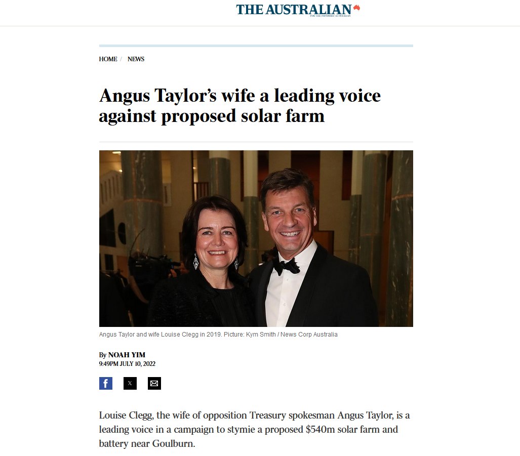 Did ABC RN Breakfast really just platform Sydney barrister Louise Clegg for the 'No' campaign without mentioning that she's the spouse of LNP Shadow Treasurer Taylor -- and a long time right-wing culture warrior? Why?