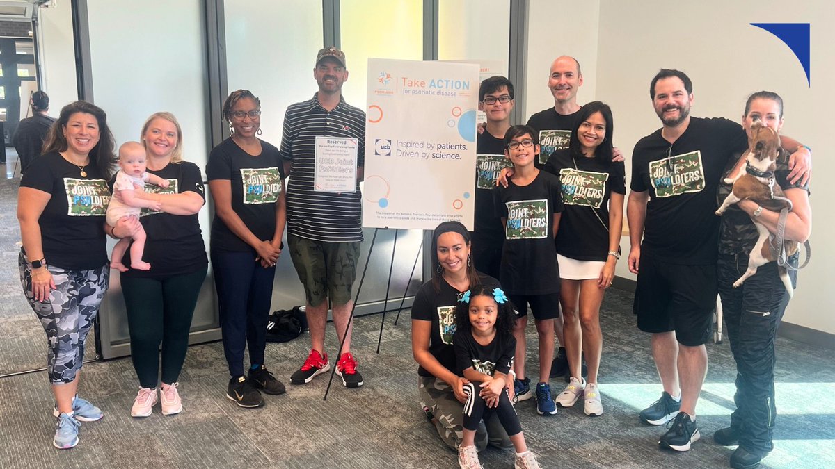 #TeamUCB participated in the @NPF #NPFTakeAction walk held at Trees Atlanta this past weekend. We came together to honor those living with psoriatic disease, connect with the community, and celebrate accomplishments.
